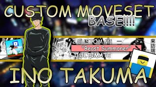 TAKUMA INO "BEAST SUMMONER" CUSTOM MOVESET IN JJS... | JJS CUSTOM MOVESET | 4k views + 100likes=Code