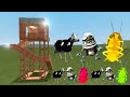 Polish Cow, Crazy Frog And Cockroach Vs Towers In Garry's Mod