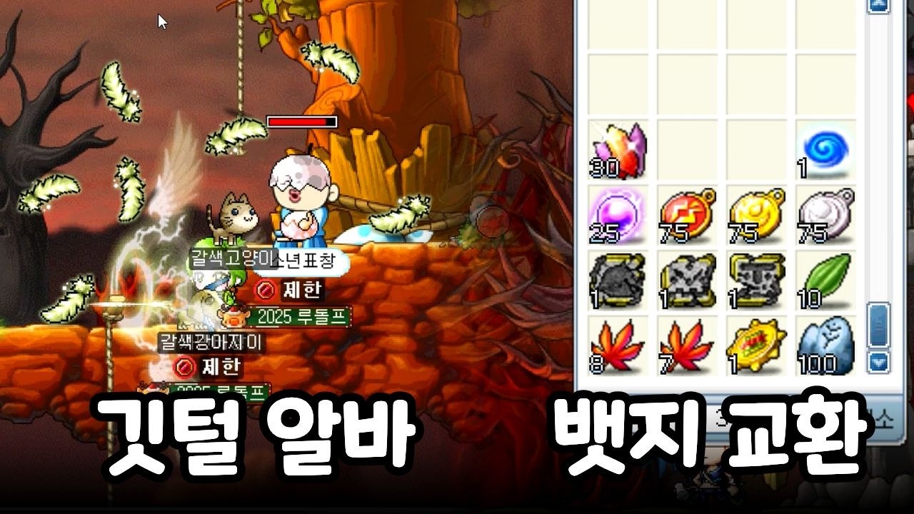 새로나온 돈벌이 직접 해보기 [메이플랜드 무자본 궁수 육성기#29]