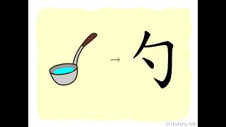 漢字的故事 : 勺
「勺」字是一個長柄舀物器具的象形,中間一點表示食物。 漢字的故事 : 勺