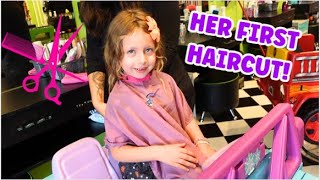 Layla's First Haircut! | Will Her Curls Go Away?!