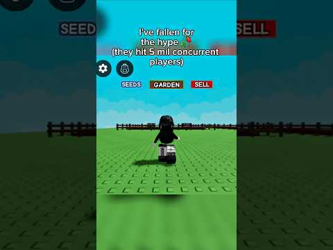 Grow a garden...its addicting 😭 #shorts #growagarden #roblox