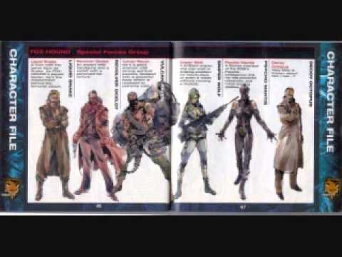 Metal Gear Solid Codec Calls - FOXHOUND bios