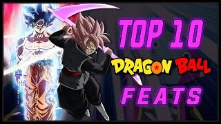 Top 10 Dragon Ball Feats!
Feats are a vastly important element in animes that deal with facing powerful opponents and saving the day. Dragon Ball has dozens, if not hundreds of circumstances where the incredible, the ridiculous, and the exciting are showcased on screen to the millions of viewers that have tuned in to watch this show. Sit down, relax, and enjoy as I go over the Top 10 feats in Dragon Balls history. Be sure to subscribe if you enjoyed!
Thumbnail by: MJxTV
Music by: https://www.youtube.com/channel/UCbEBs-tkLNOkLoQu_OkbQ5w Top 10 Dragon Ball Feats!