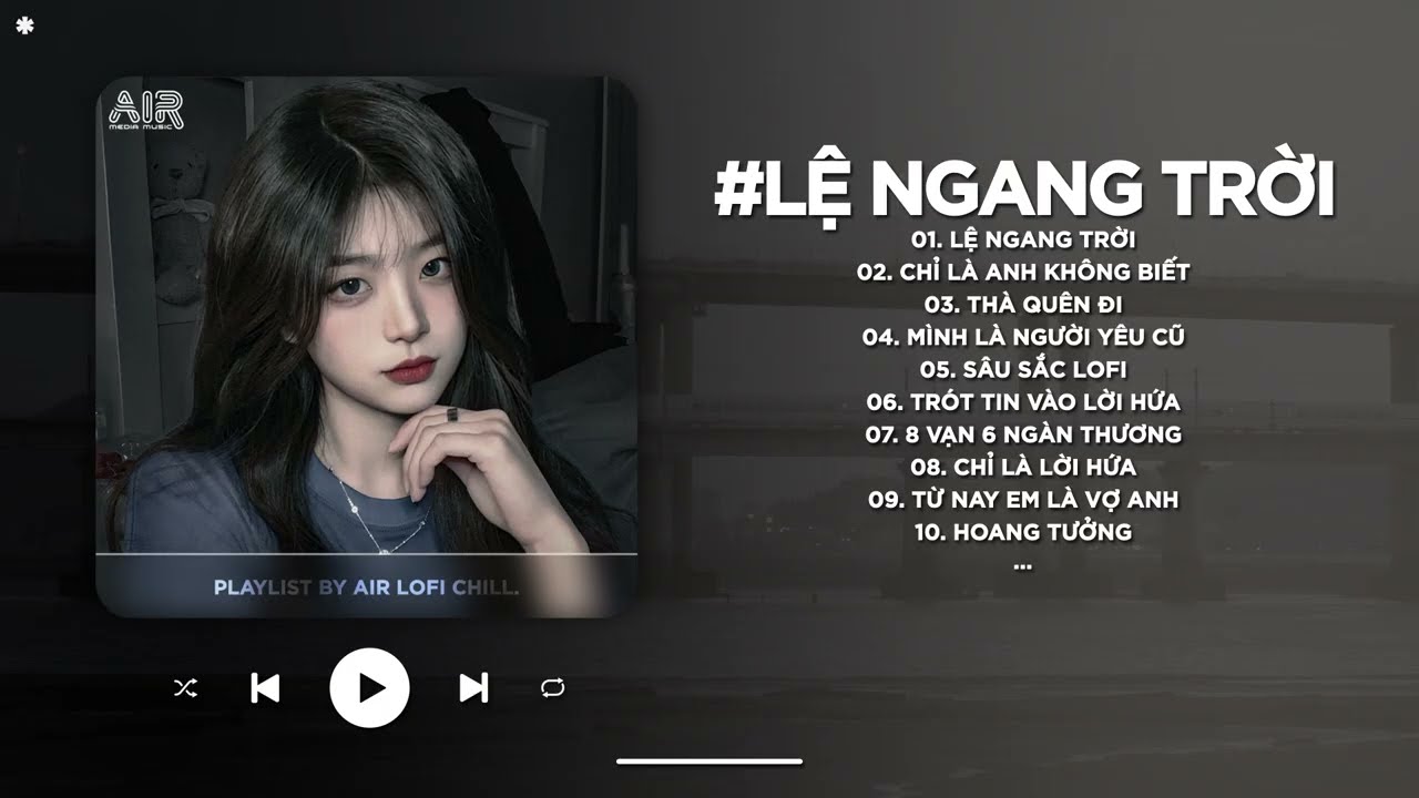 Lệ Ngang Trời Lofi - Tình Yêu Ấy Anh Rất Tôn Thờ Thế Nên Anh Không Thích Mập Mờ - Nhạc Chill TikTok