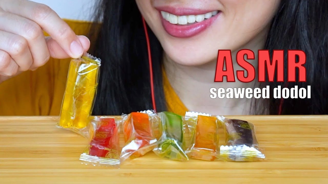 ASMR EATING SOUNDS  DODOL RUMPUT LAUT | LOMBOK, INDONESIAN SNACK | NO TALKING | SHEFEBULOUSCIOUS