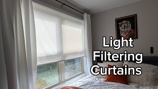 LIGHT FILTERING CURTAINS 