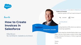 How to Create Invoices in Salesforce CPQ