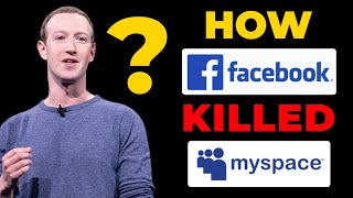 How Facebook Killed Myspace | #shorts #facts #facebook #socialmedia #myspace