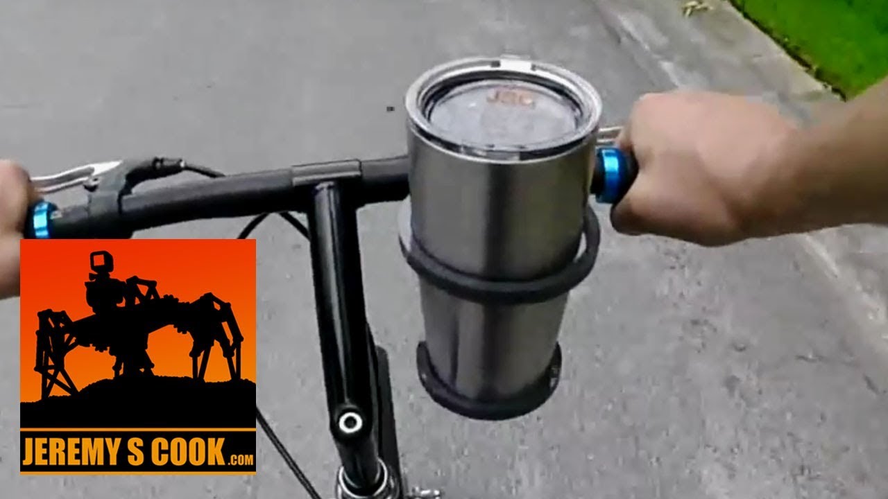 Bicycle Cup Holder Build - YouTube
