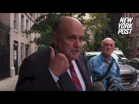 Rudy Giuliani delivers seething rant en route to surrender in GA election case: ‘Gonna come for you’