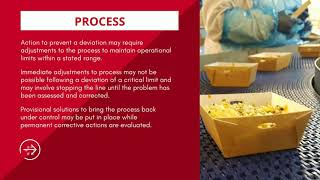 HACCP Codex  Principle 5 Corrective Actions