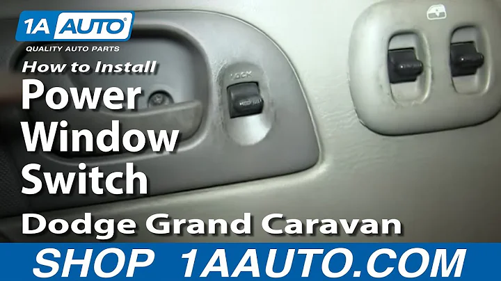 How to Replace Power Window Switch 02-07 Dodge Grand Caravan