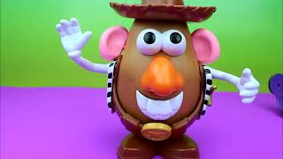 Toy Story 3 Potato Heads Set Review Buzz Lightyear, Woody, Jessie, Mr. Potato Head