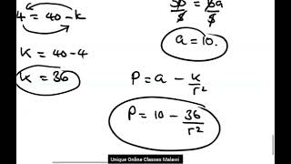 Form 4 Maths - Partial Variation (Practice question)