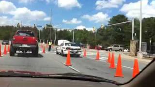 KSU Police traffic routing
