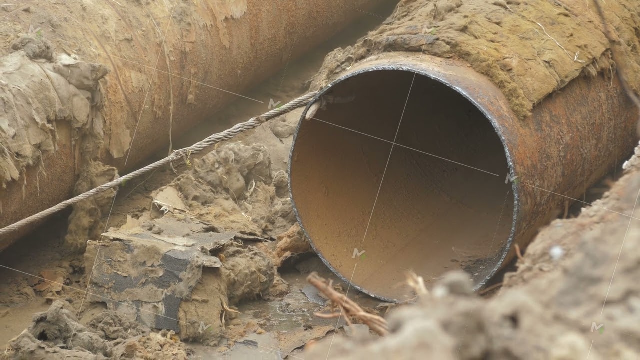 Repair district heating pipeline