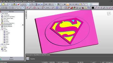 FeatureCAM Super Man In Color