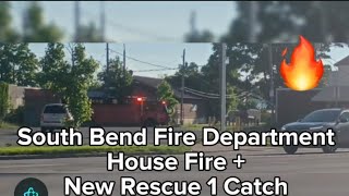 South Bend House Fire Response + New Rescue
