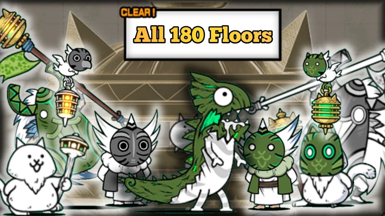 Battle Cats - Clearing Every Floor of All Towers [ Heavenly + Infernal + Citadels ]