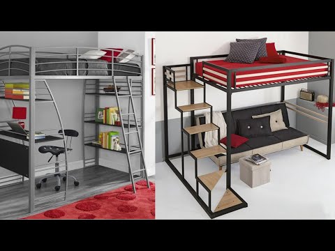 Video: Metal Bunk Beds: Two-story Forged Models, With Stairs And Drawers