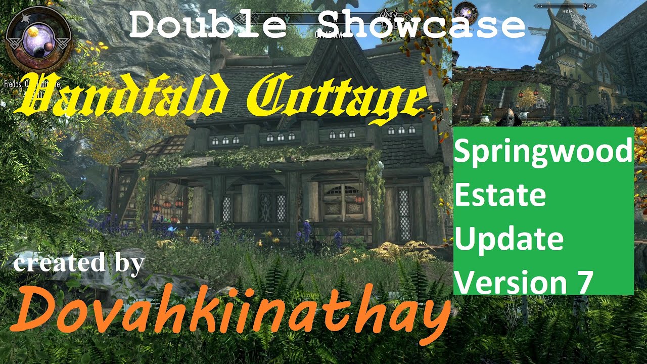 Vandfald Cottage & Springwood Update Ver.7 by Dovahkiinathay | Skyrim Special Edition