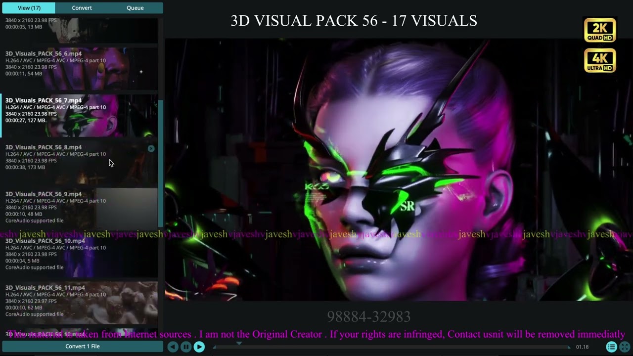 3D Visuals PACK 210 - 30 Visuals - Payhip