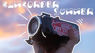 I Filmed my ENTIRE SUMMER on a CAMCORDER