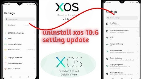 how to uninstall xos 10.6 setting update into xos 7.6| infinix xos 10 settings change to xos 7.6|