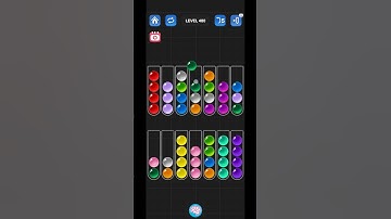 Lv 480 Ball Sort Puzzle - Color Game / 顏色分類遊戲 / ボールソーティングパズル (Guru Game)  #ballsortpuzzle