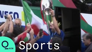 UEFA Euro 2020: Team Italy Arrives in Rome With Cheering Fans