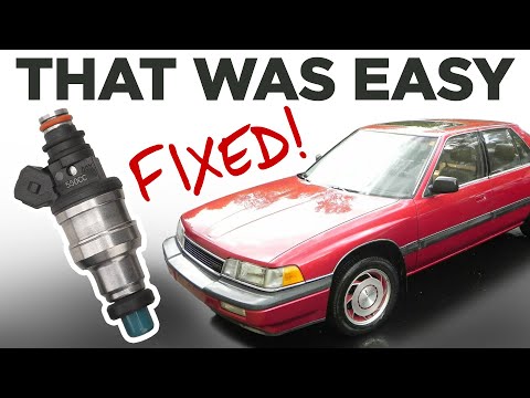 How to Replace Fuel Injectors on Honda V6 engine - 1988 Acura Legend