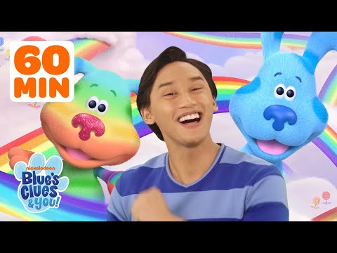 Learn Colors with Blue & Josh! 🌈 | 60 MINUTE Vlog Compilation | Blue's Clues & You!