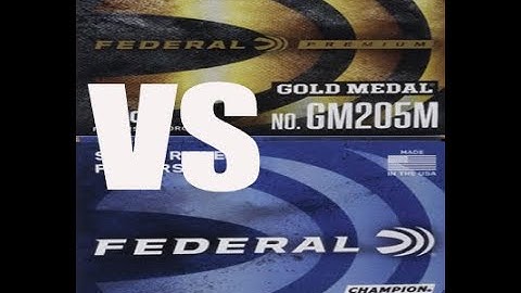 Federal Small Rifle Primers Comparison ( 205 and GM205M )