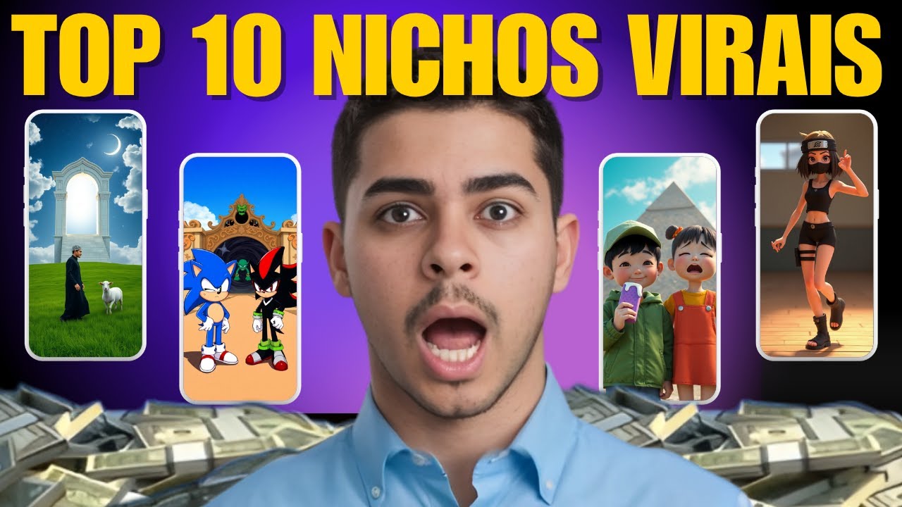 10 Nichos Super Virais Para Bombar Nos Seus Shorts e Explodir de Visualizações