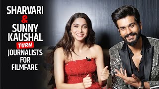 The Forgotten Army Cast Sunny Kaushal & Sharvari Wagh turn journalists | Filmfare Exclusive