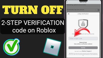 How to TURN OFF 2-Step Verification on Roblox (2025)