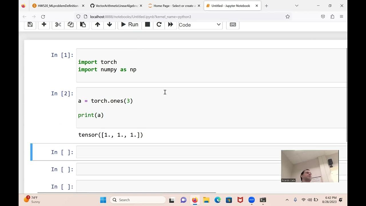 Tensor basics with PyTorch - YouTube