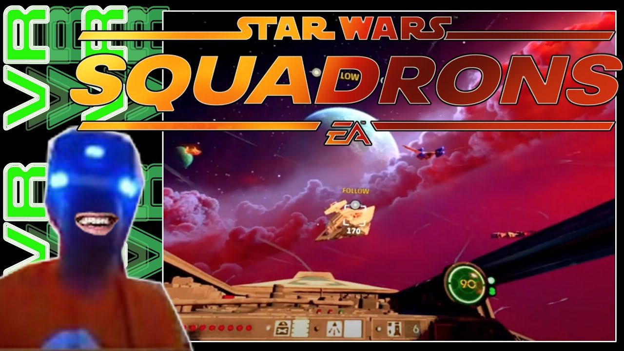 Star Wars Squadrons VR Mission 1 and 2 PS4 Pro Future Times Retro