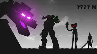 ALL Monsters from EVERY VIDEO GAME Size Comparison | GUESS The BIGGEST??