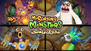 Every Fire Oasis Monster Recreated in MSM Composer For Perplexplore!