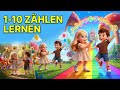 123 Zahlenlied 1-10 - zählen lernen mit Maxi &amp; Lenni I Kinderlied deutsch I WarumKids - Kinderlieder