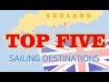 Top 5 destinations for sailing and boating on the south coast of england