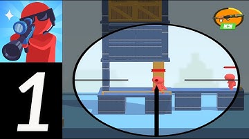 🧐 POCKET SNIPER | One Shot, One Kill | Gameplay Walkthrough | Level 1 - 10 (iOS, Android) Free Game