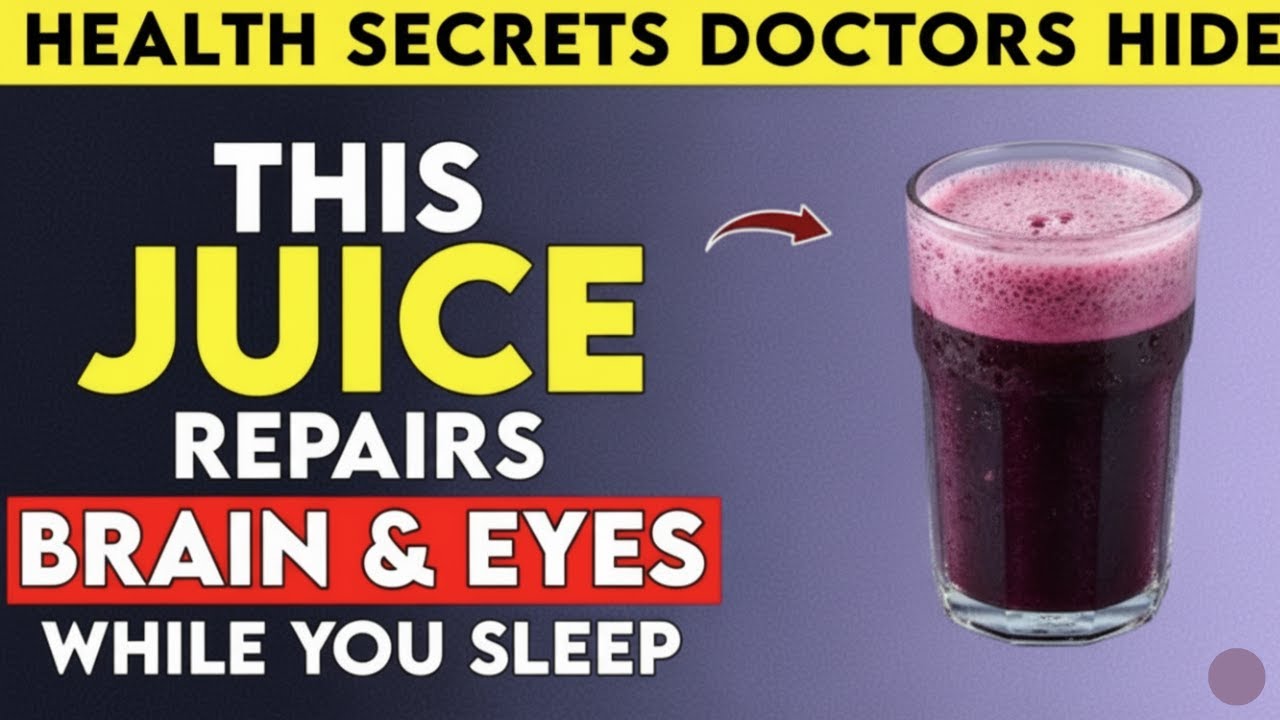 Top 4 Juices to Boost Brain Power and Restore Vision Overnight | Seniors Health