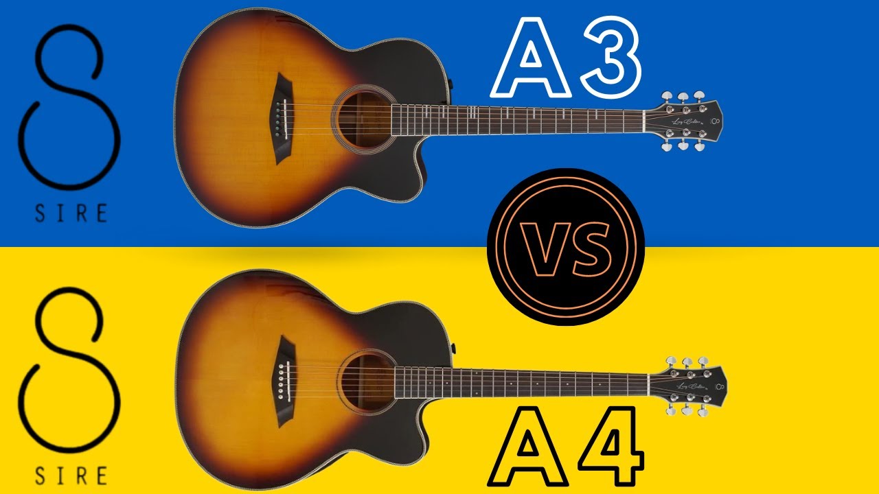 The Amazing Sire Guitars REVIEWED!!! Sire A3 vs Sire A4 | Know the  difference!