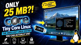 The Smallest Linux Distro You Can Actually Use! | Tiny Core Linux Review 2026