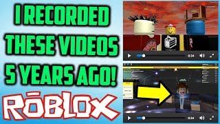 Watching My Old Recorded Roblox Videos 5 Years Later!