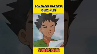 Pokemon Hardest Quiz No.153 🤔 // What Location Of Brock's Gym ? 😉 #shorts