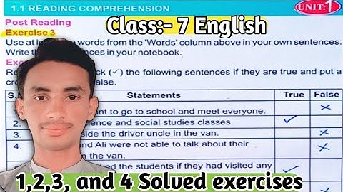 English Class 7 – Unit 1: Can We Do Anything? | STBB | Solved Exercises & Grammar